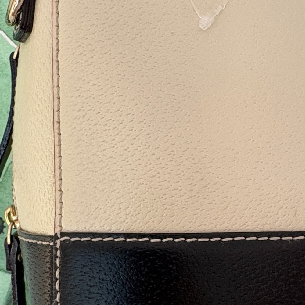 Kate Spade New York Two-Tone Satchel Bag – Black & Cream - Picture 9 of 15
